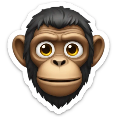 critical monkey sticker