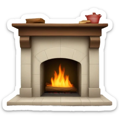 fireplace sticker