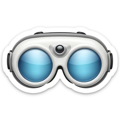 Apple futuristic vr headset vision pro goggles sticker