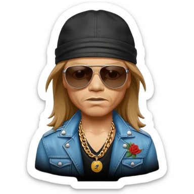 axl rose sticker