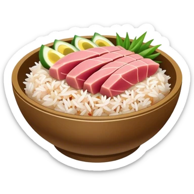 Poke bowl sticker