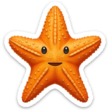 Estrella de mar normal sin rostro sticker
