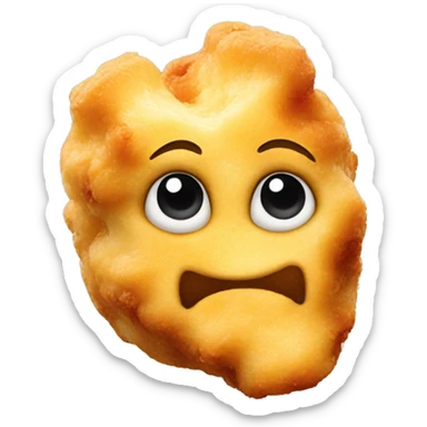 Deep fried cheese curds sticker