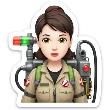 ghostbusters female sticker