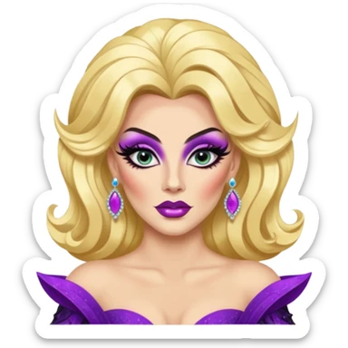 very sexy  drag queen baddie sticker