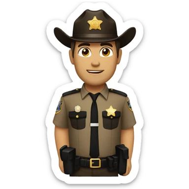 Male Sheriffs Deputy sticker