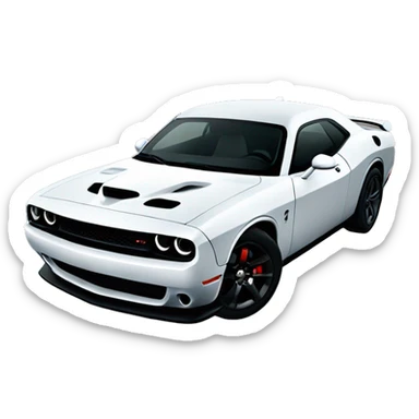  Dodge hellcat sticker