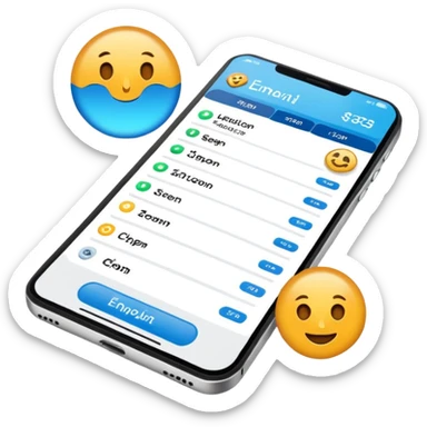 Investment application
 sticker