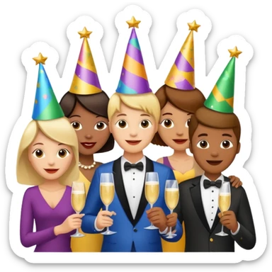 create an emoji that represents a conference  sticker