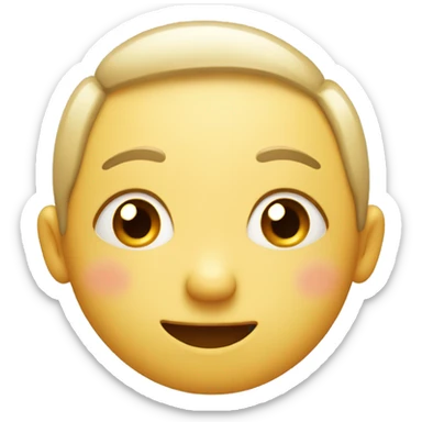 Face with happy tears and feeling spoiled sticker