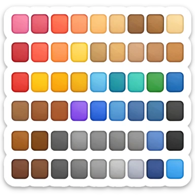 paint swatches sticker