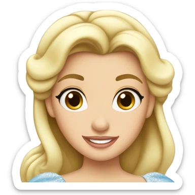 Cinderella Disney princess sticker
