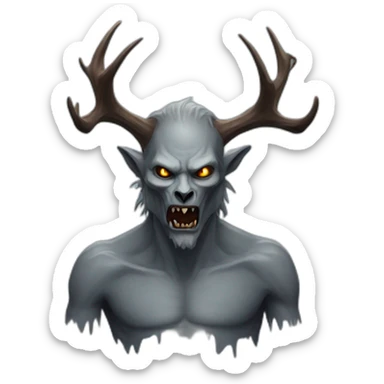 Wendigo sticker