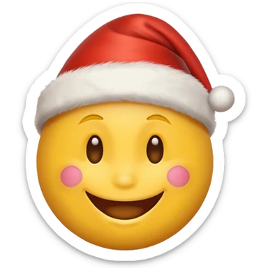 emoji happy face christmas mood sticker