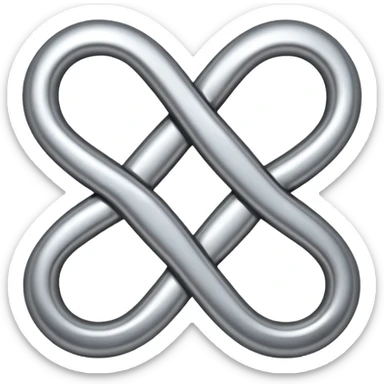 Infinity symbol sticker