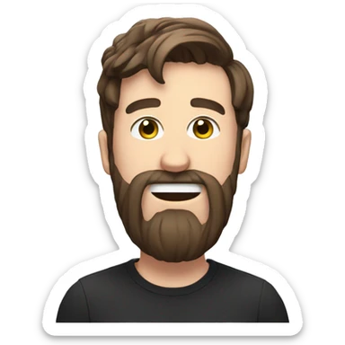 MrBeast With A Beard sticker