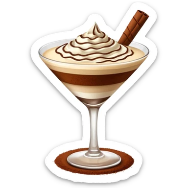tiramisu martini sticker