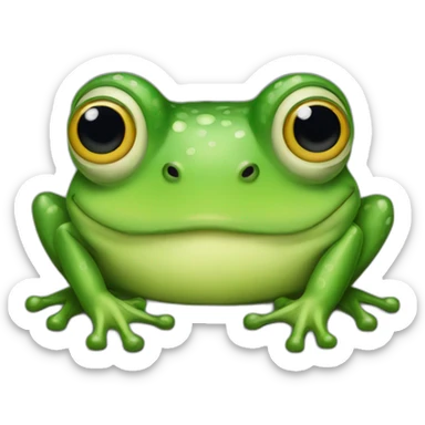 arrogant frog sticker