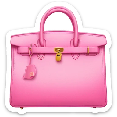 Pink Birkin bag sticker