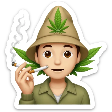 Cartoons if they smoked marijuana sticker