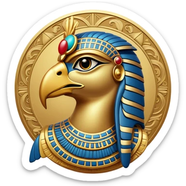 falcon-headed Egyptian God Horus sticker
