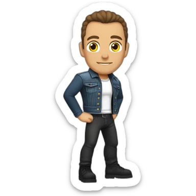 Jean claude van damme sticker