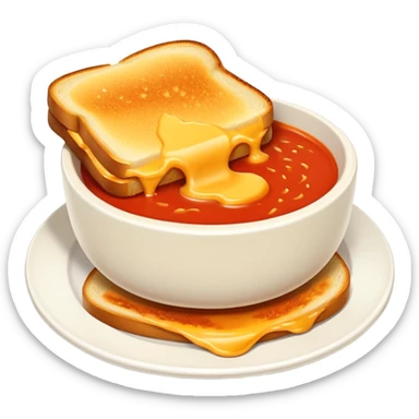 grilled cheese and tomato soup sticker