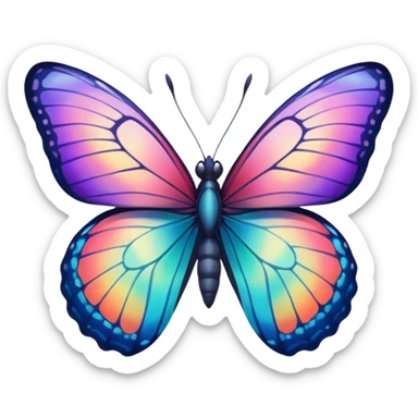 Un emogie de noeu papillon sticker