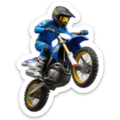 Moto cross sticker