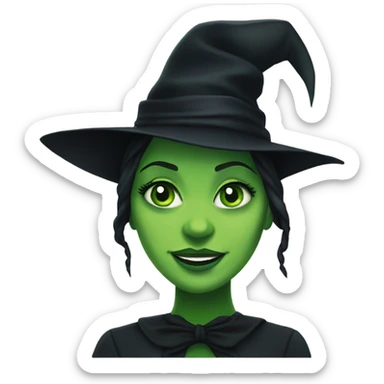 Elphaba from wicked sticker