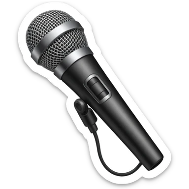 boom microphone sticker