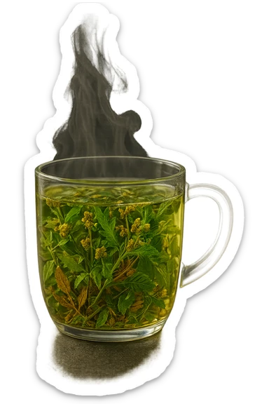 TAZZA DI TISANA DRENANTE, IPERREALISTICA 4K sticker