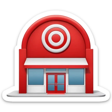 Target shop sticker