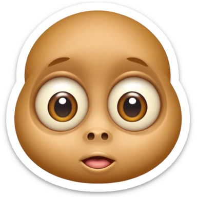 a crabadabadooda face, big eyes, tubblewubble, loolaapapoo, sloopa, small mouth loobadooba, consquinto, lalalalabingbong, sticker