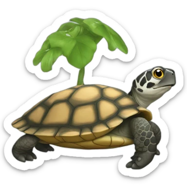 Pied sur tortue sticker