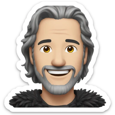 Jon Snow happy sticker