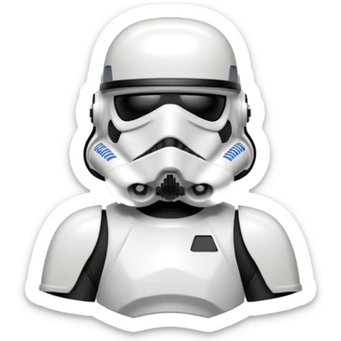 Storm trooper from Star Wars sticker