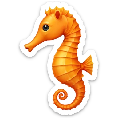 seahorse sticker