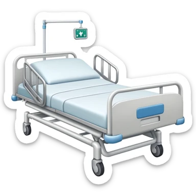 hospital bed sticker