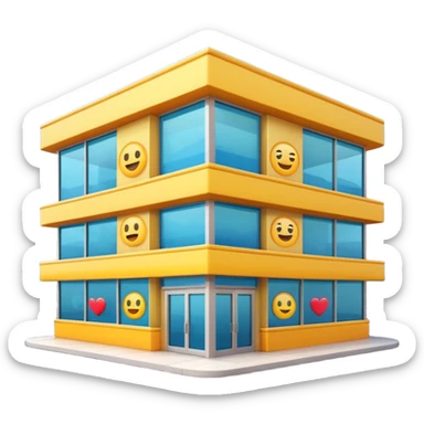 restaurant building emojis sticker