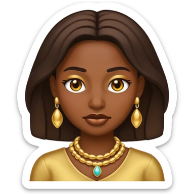 All emoji in baddie style sticker