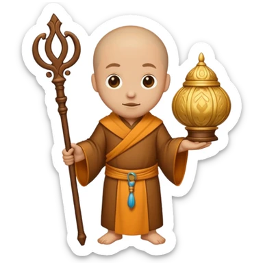 Staff of Monk sticker