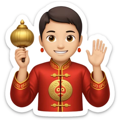 Chinese gong shou li sticker