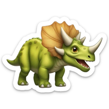 Triceratops dinosaurs sticker