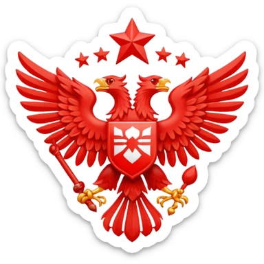 live Russia game official logo sticker