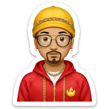 Ali G with red outfit sticker