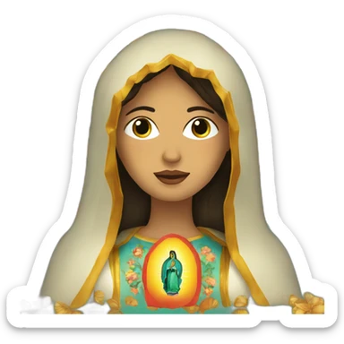 Virgen de guadalupe sticker