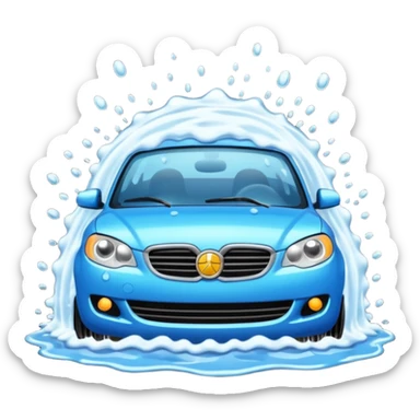 avto car wash sticker