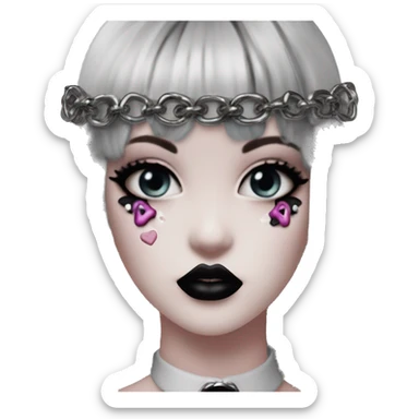 Punk  Inspiration  Design Inspiration Design Creative Design Dark Style Subculture Gothic Style y2k Lolita Lolita niche fashion brand personality accessories  fashion accessories  accessory sharing # necklace headwear hair accessories sticker