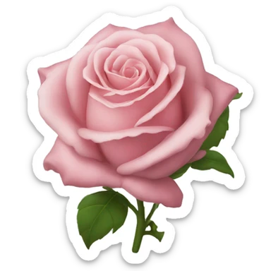 Dauphin rose sticker